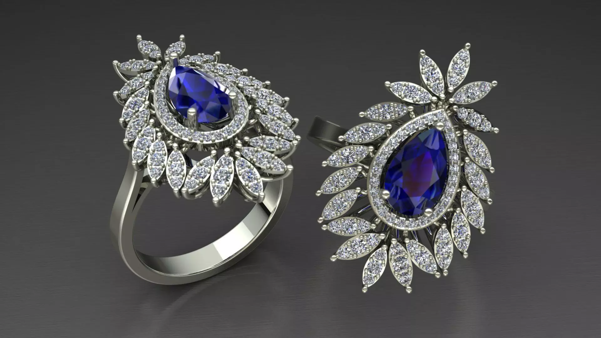 Big Ring Palm Model 3D print model_0