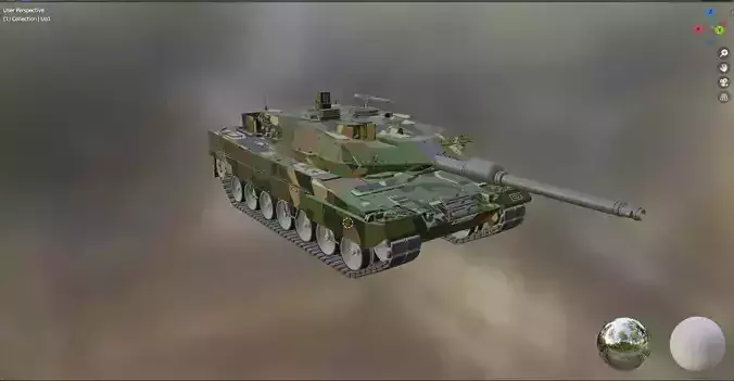 Leopard 2A Military Tank