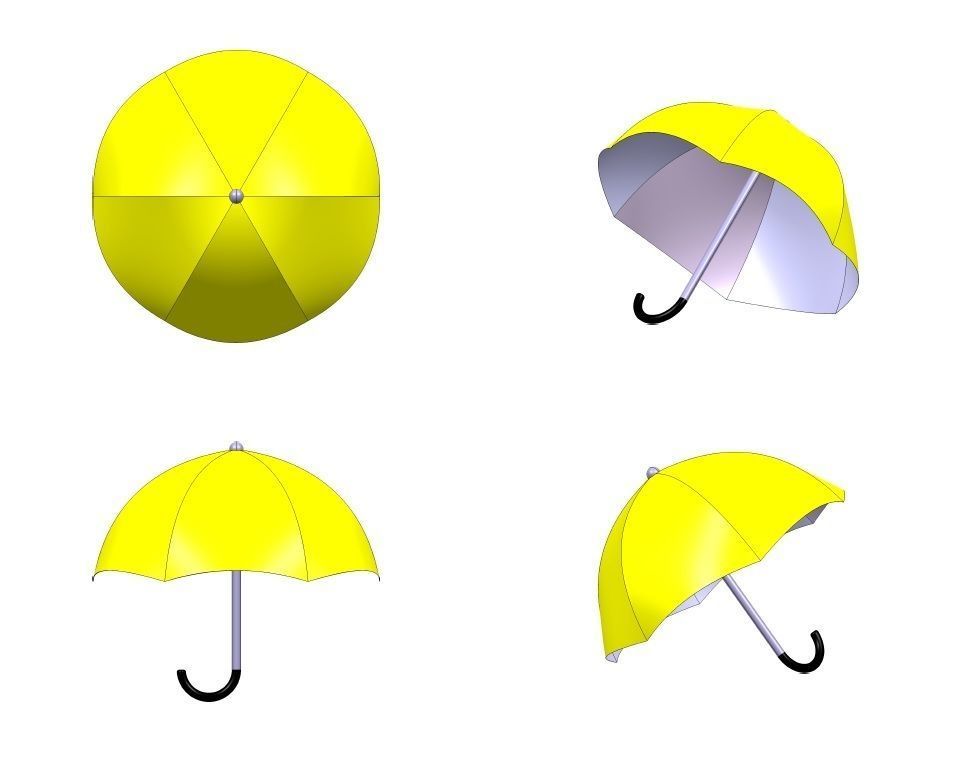 Umbrella 3D print model_1
