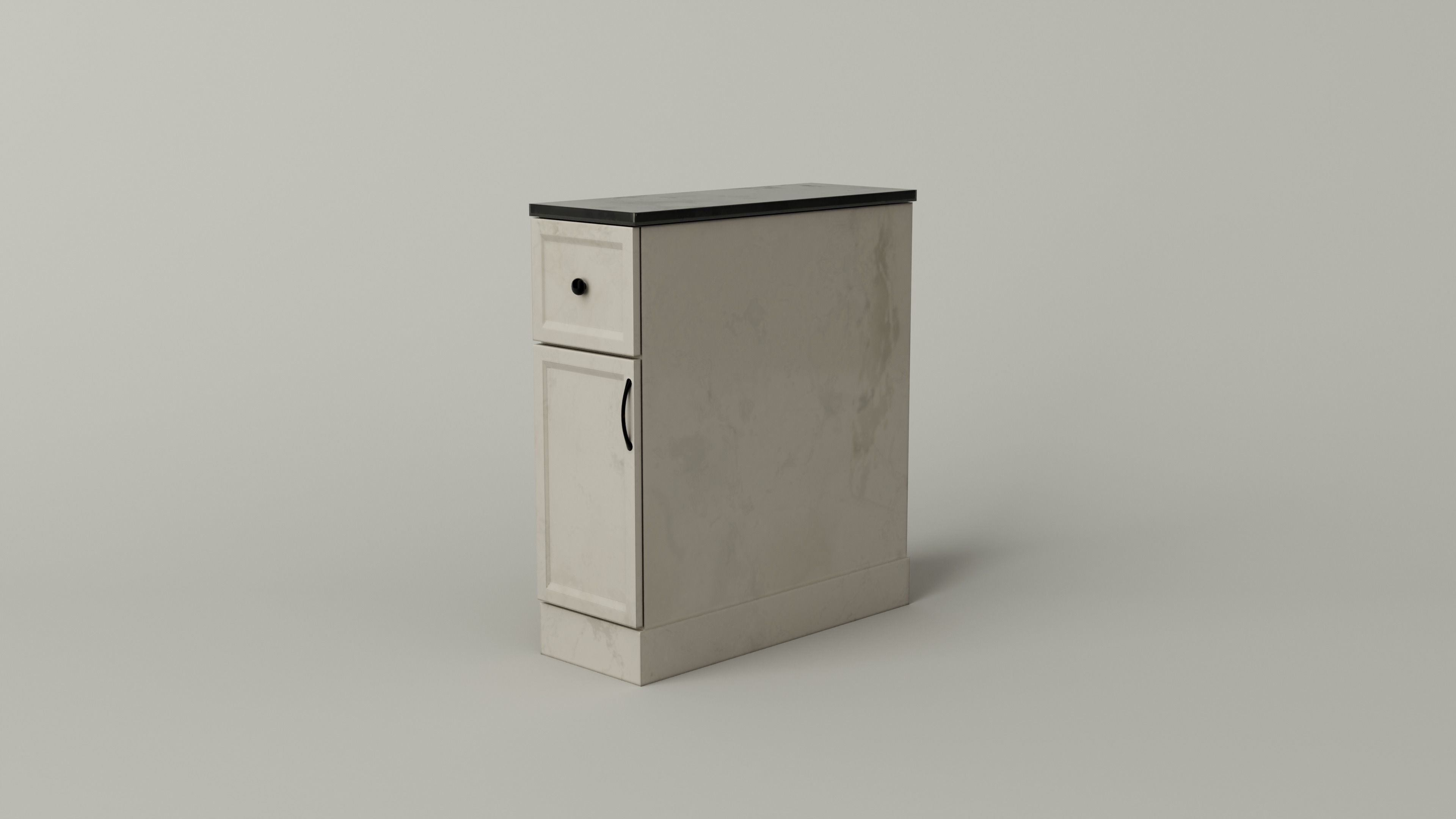Kitchen Cabinet 1 Low-poly 3D model_15