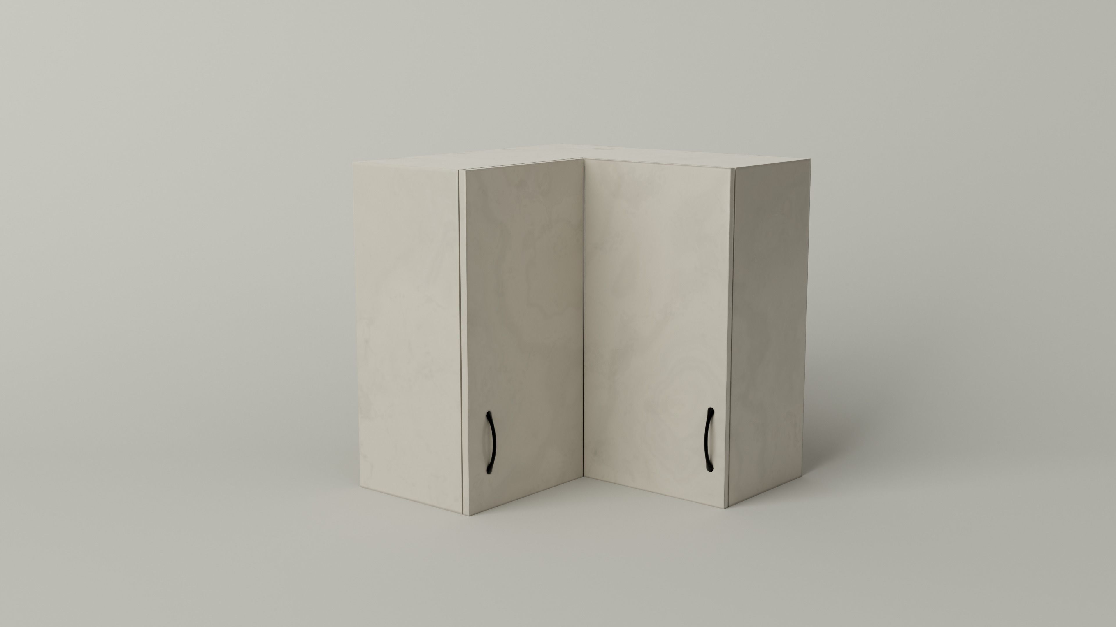Kitchen Cabinet 1 Low-poly 3D model_5