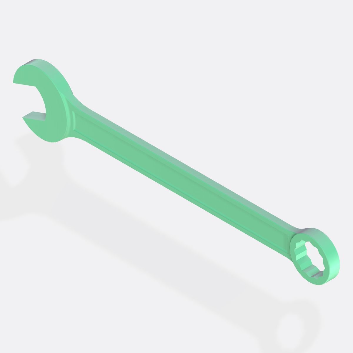 Wrench 3D print model_4