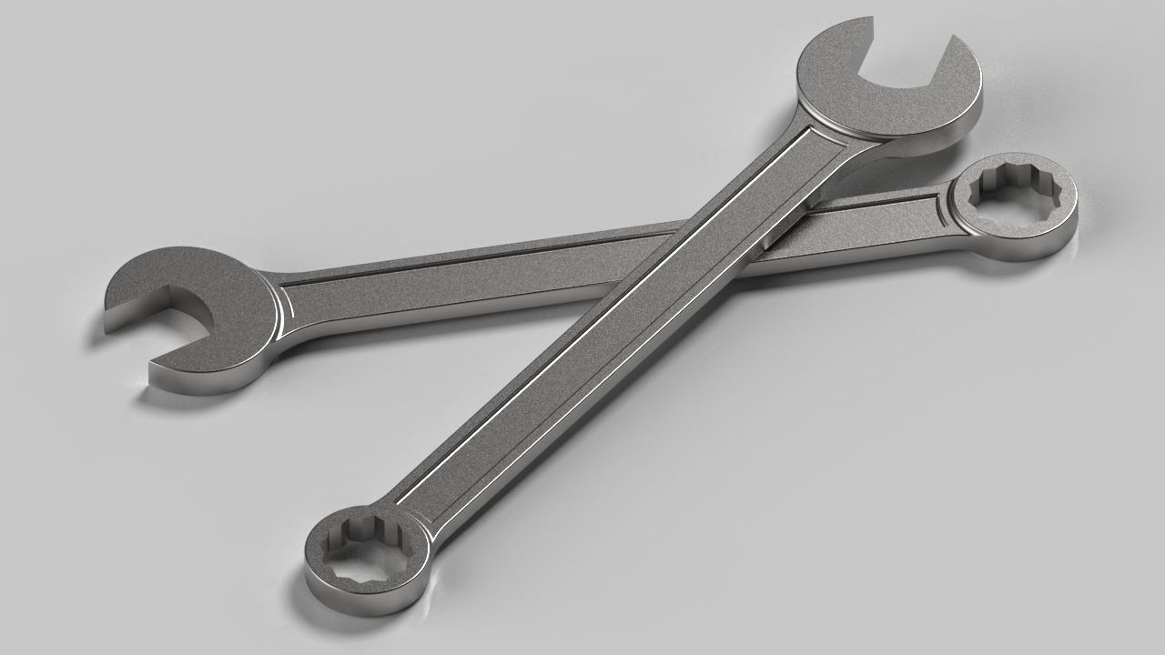 Wrench 3D print model_1