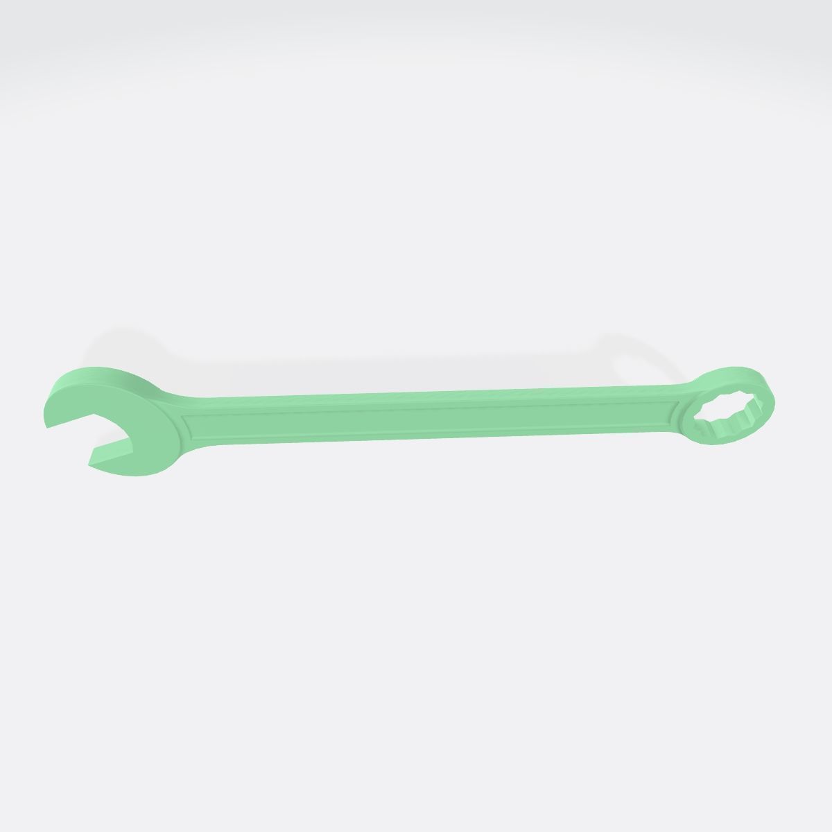 Wrench 3D print model_7