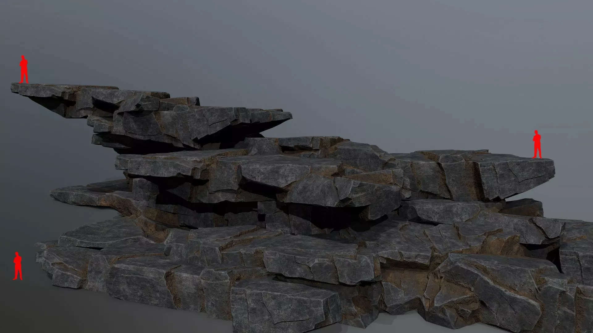 rocks Low-poly 3D model_0