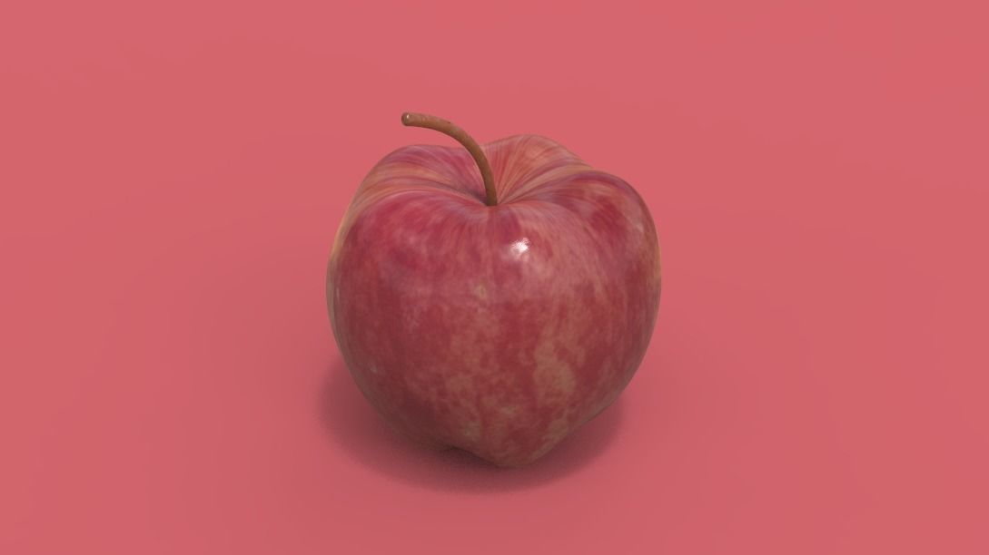 Apple 3D print model_2