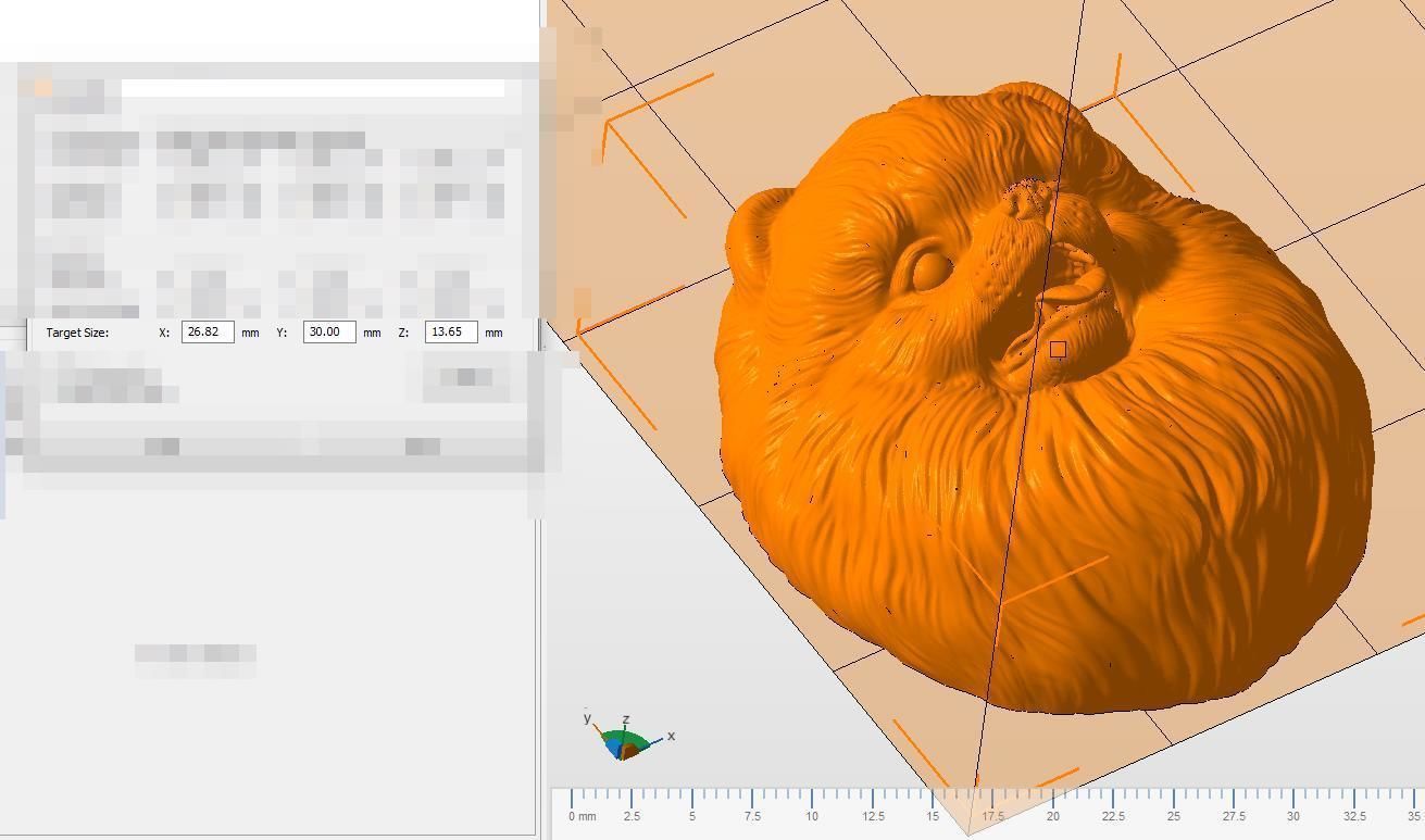 Pomeranian bust 3D print model_34