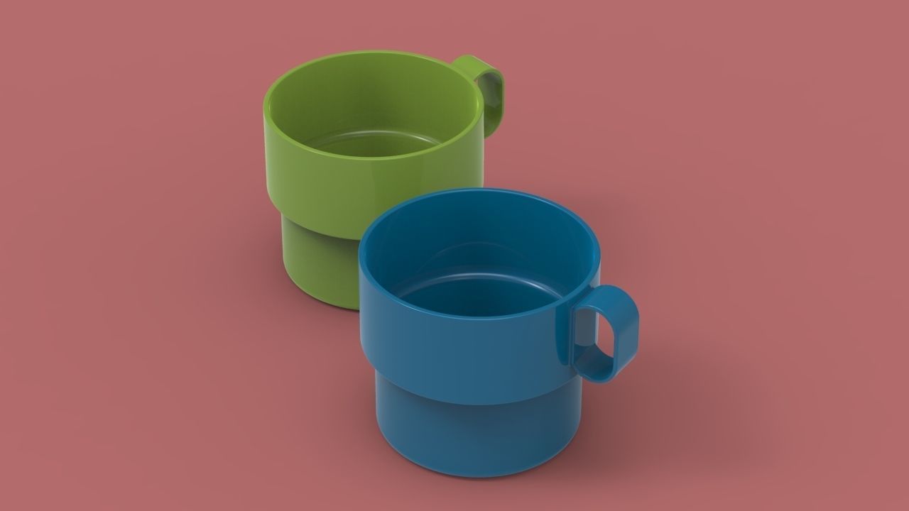 Plastic Cup 3D print model_5