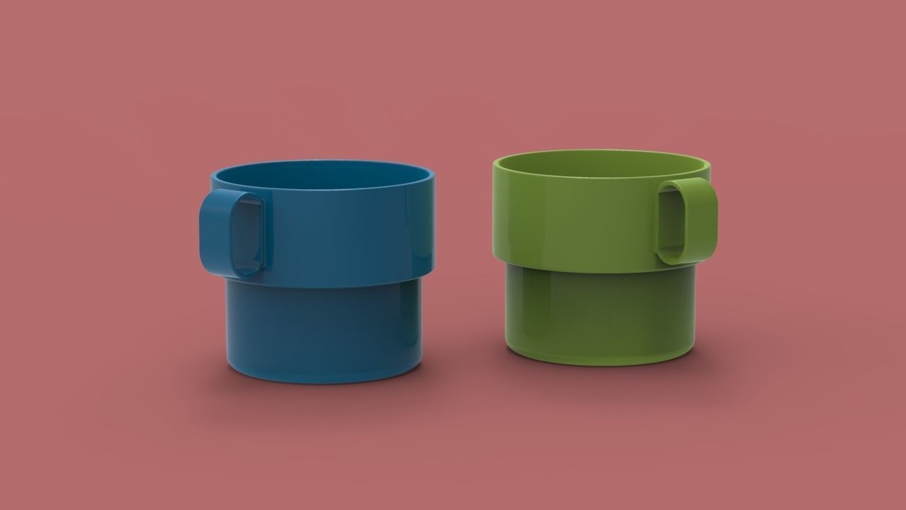 Plastic Cup 3D print model_7
