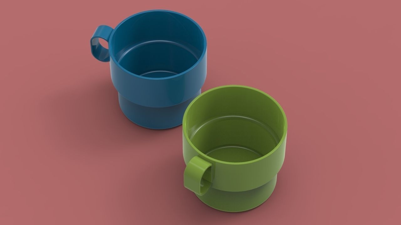 Plastic Cup 3D print model_9