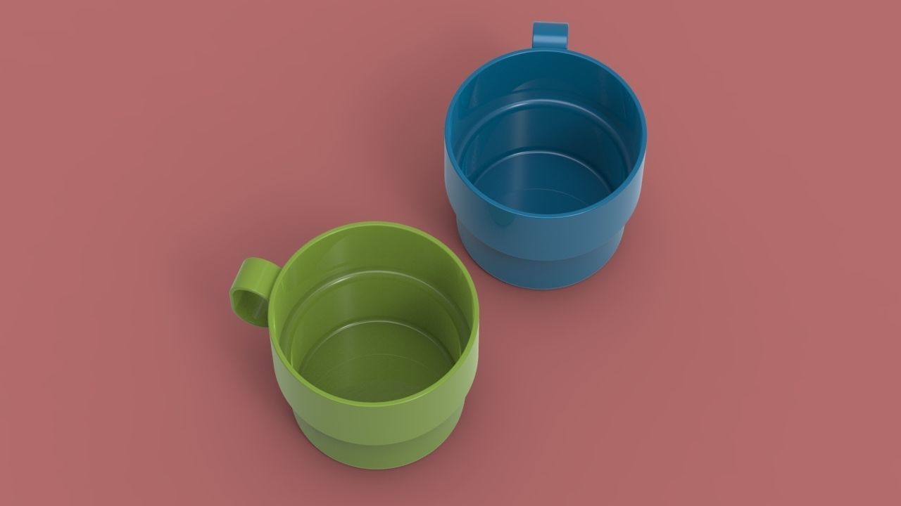 Plastic Cup 3D print model_8