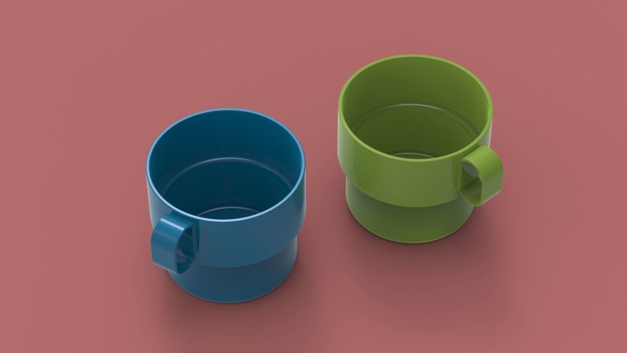 Plastic Cup 3D print model_2