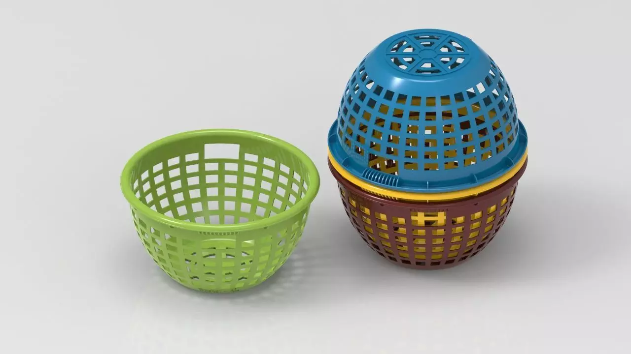 Vegetable Basket 3D print model_0