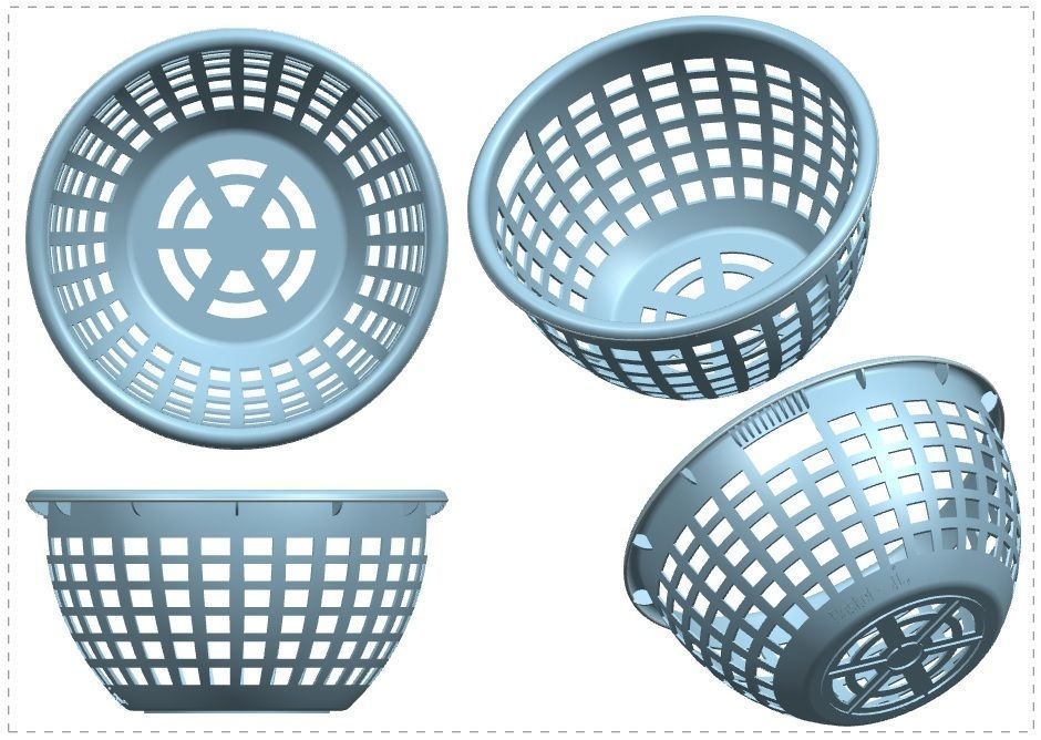 Vegetable Basket 3D print model_2