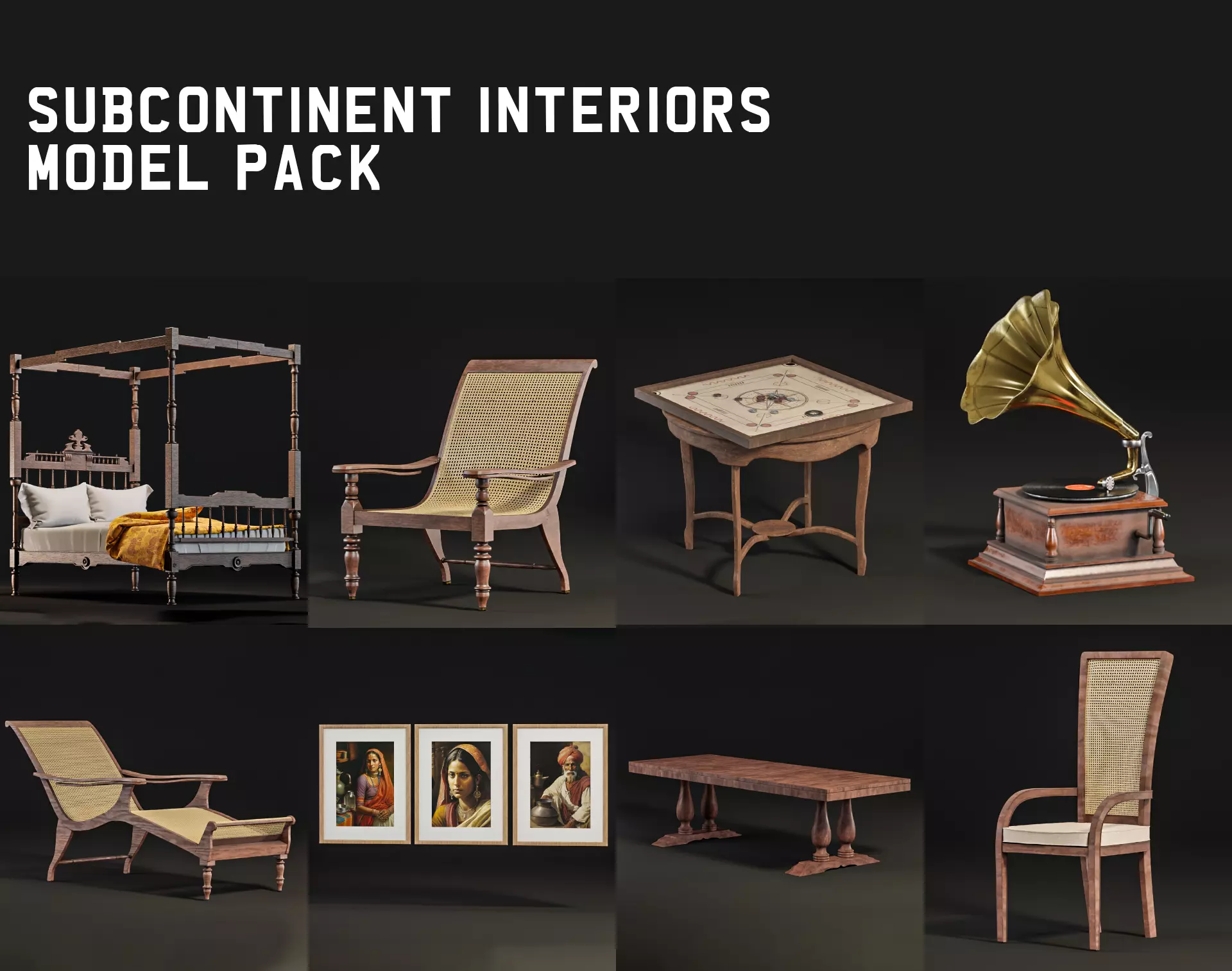 Subcontinent Interiors - Volume 1 3D model_0