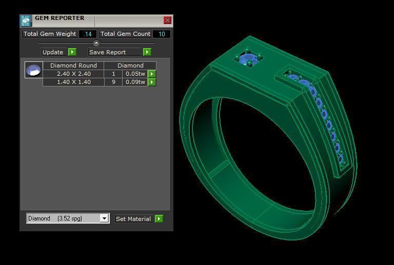 man ring 3D print model_13
