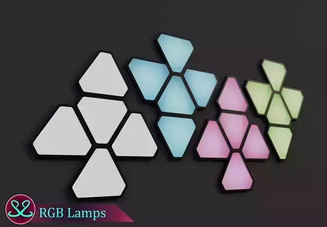 Awesome Rgb Led Wall Lamps Modern Wall Lamp Pack 