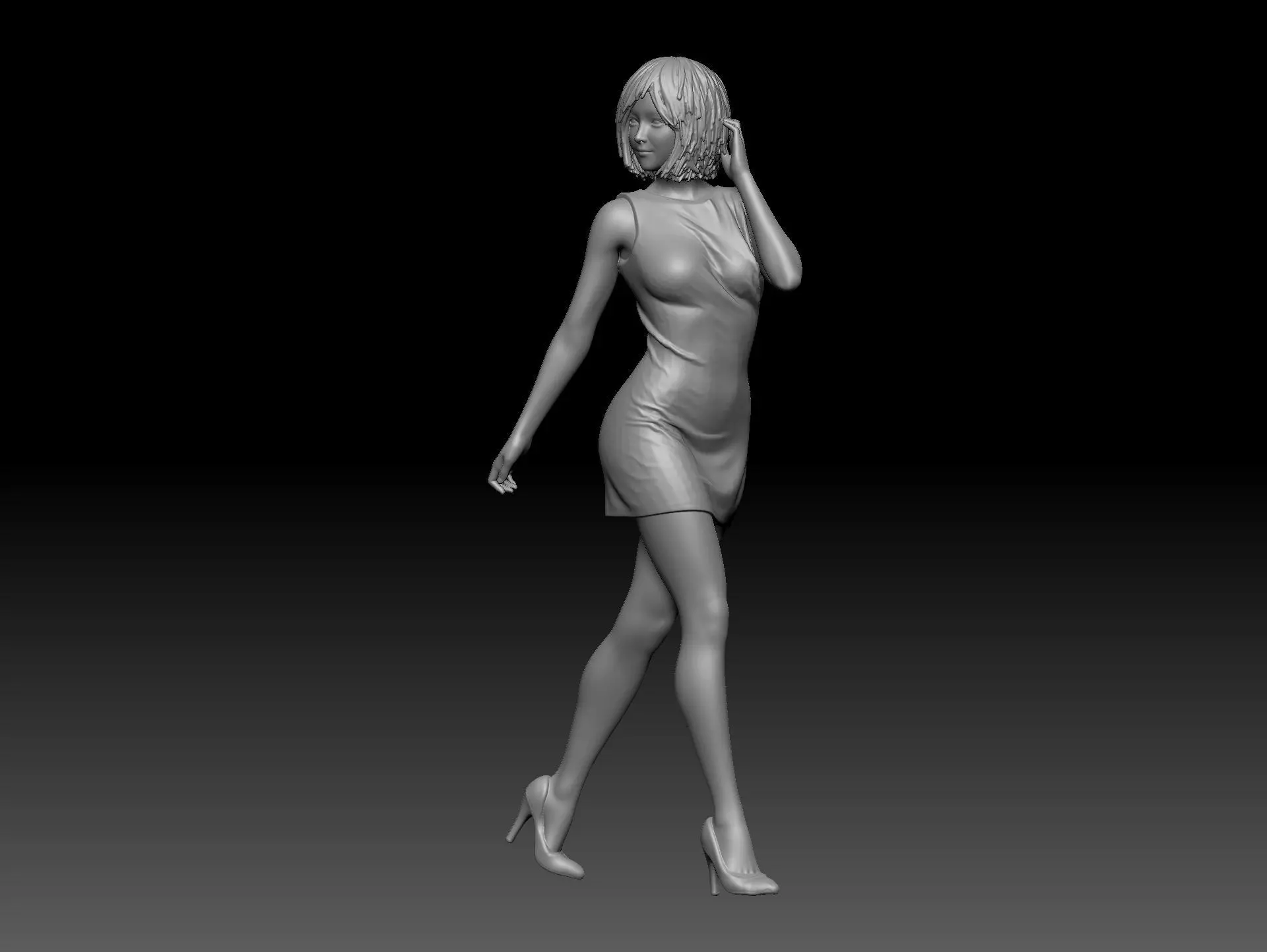 chinese girl 9 3D print model_0