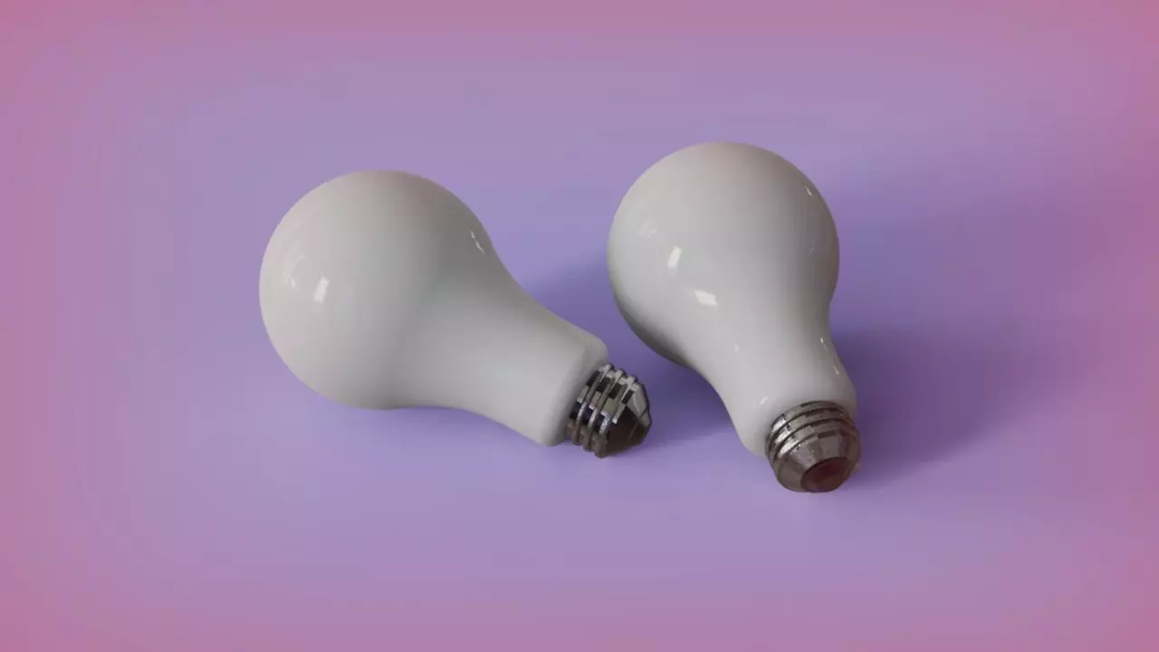 Light Bulb 3D print model
