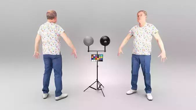 Male doctor ready for animation 402