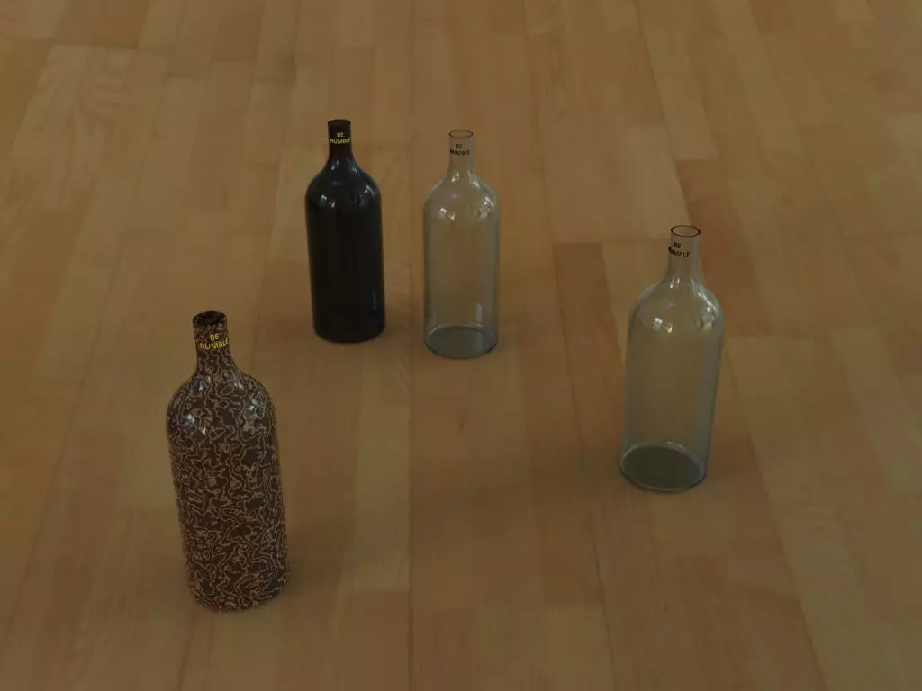 Bottle 3D print model
