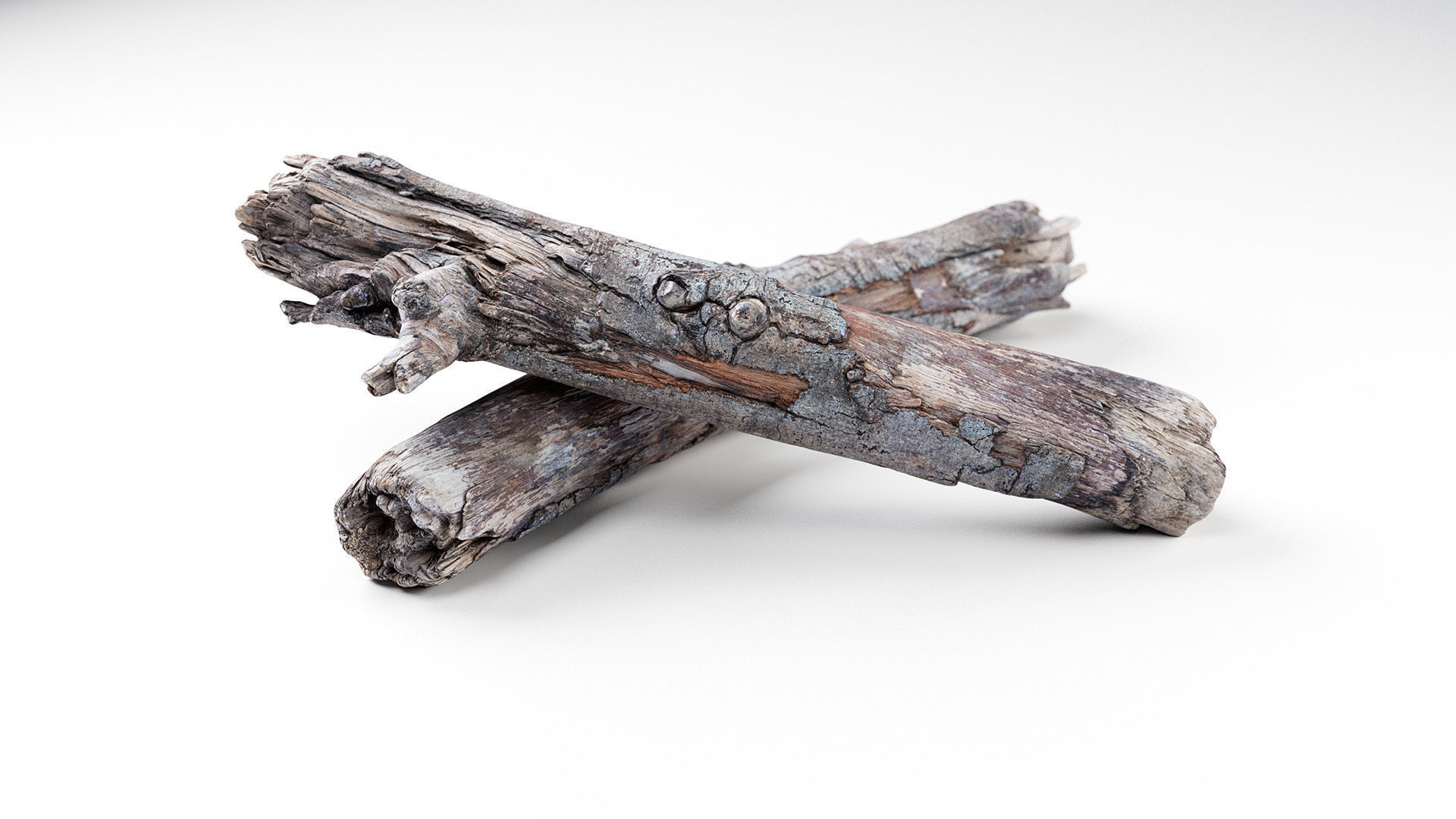 Wooden Stick - 3D Scan Low-poly 3D model_2