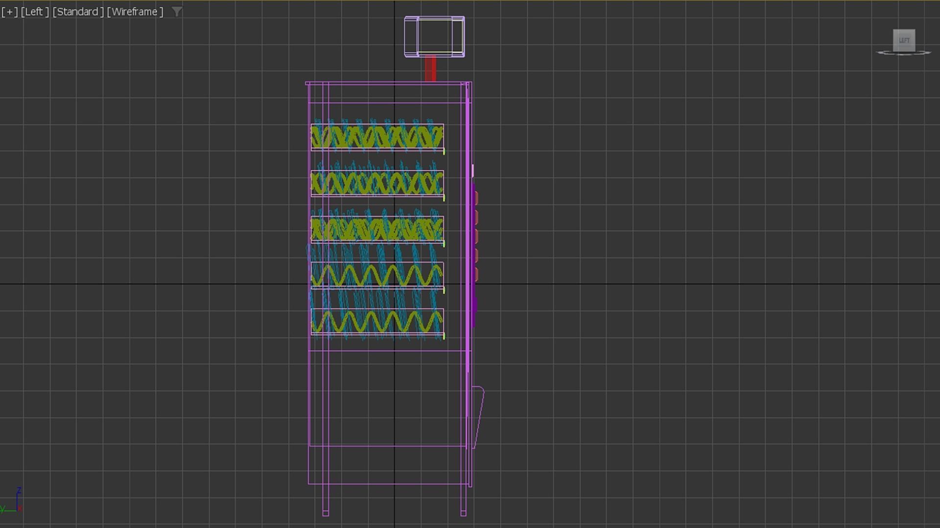 Sci-fi Automat Low-poly 3D model_6