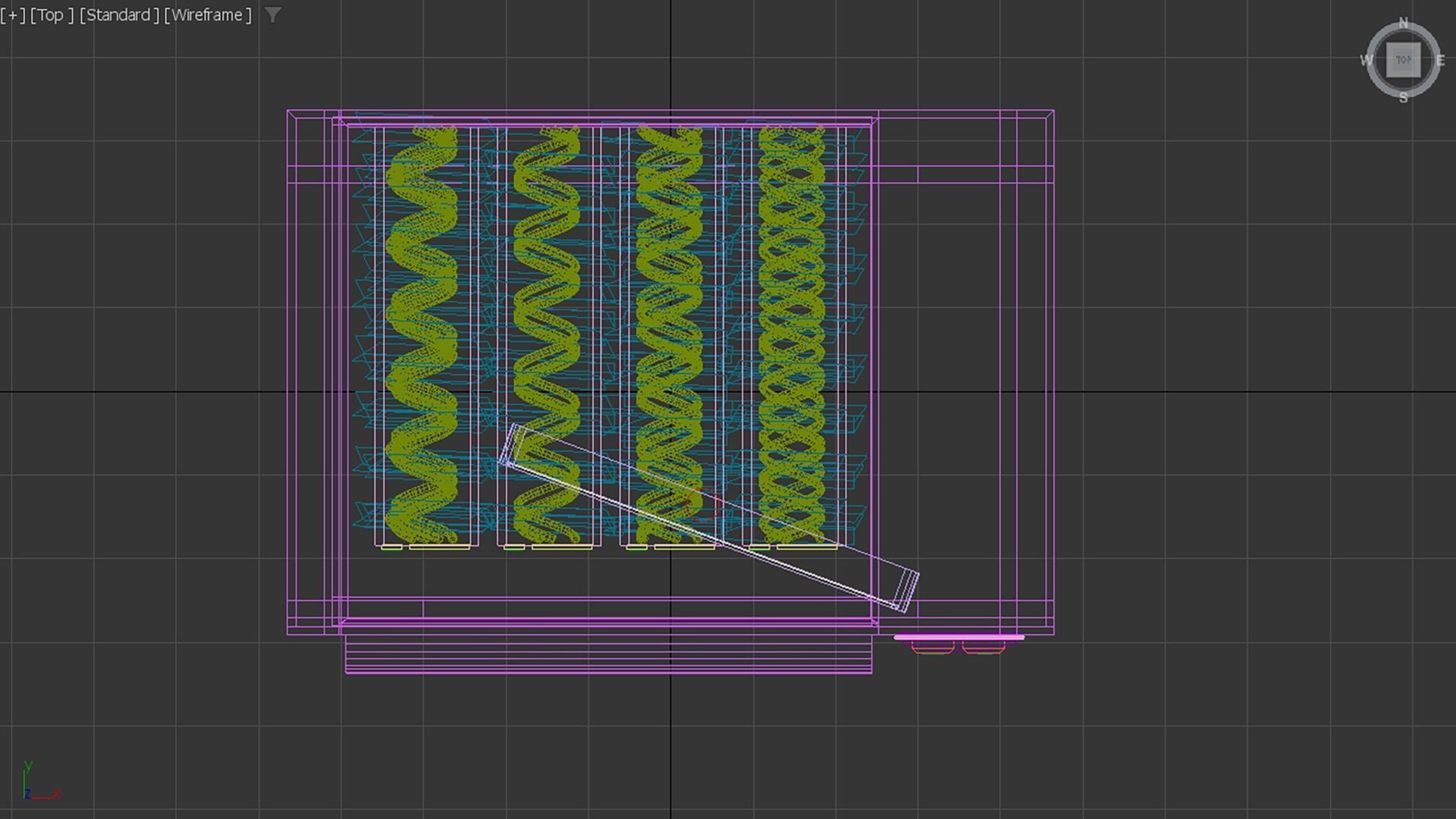 Sci-fi Automat Low-poly 3D model_7