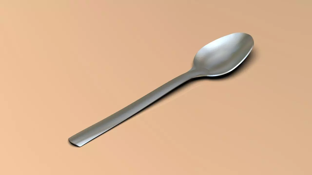Spoon 3D print model_0