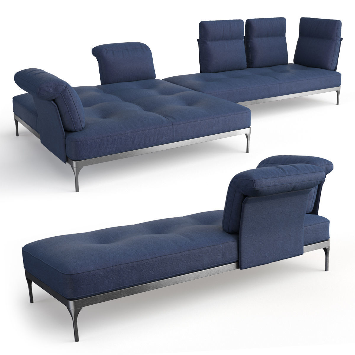 Ada sectional sofa 3D model_1