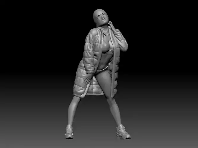 bad girl 6 3D print model