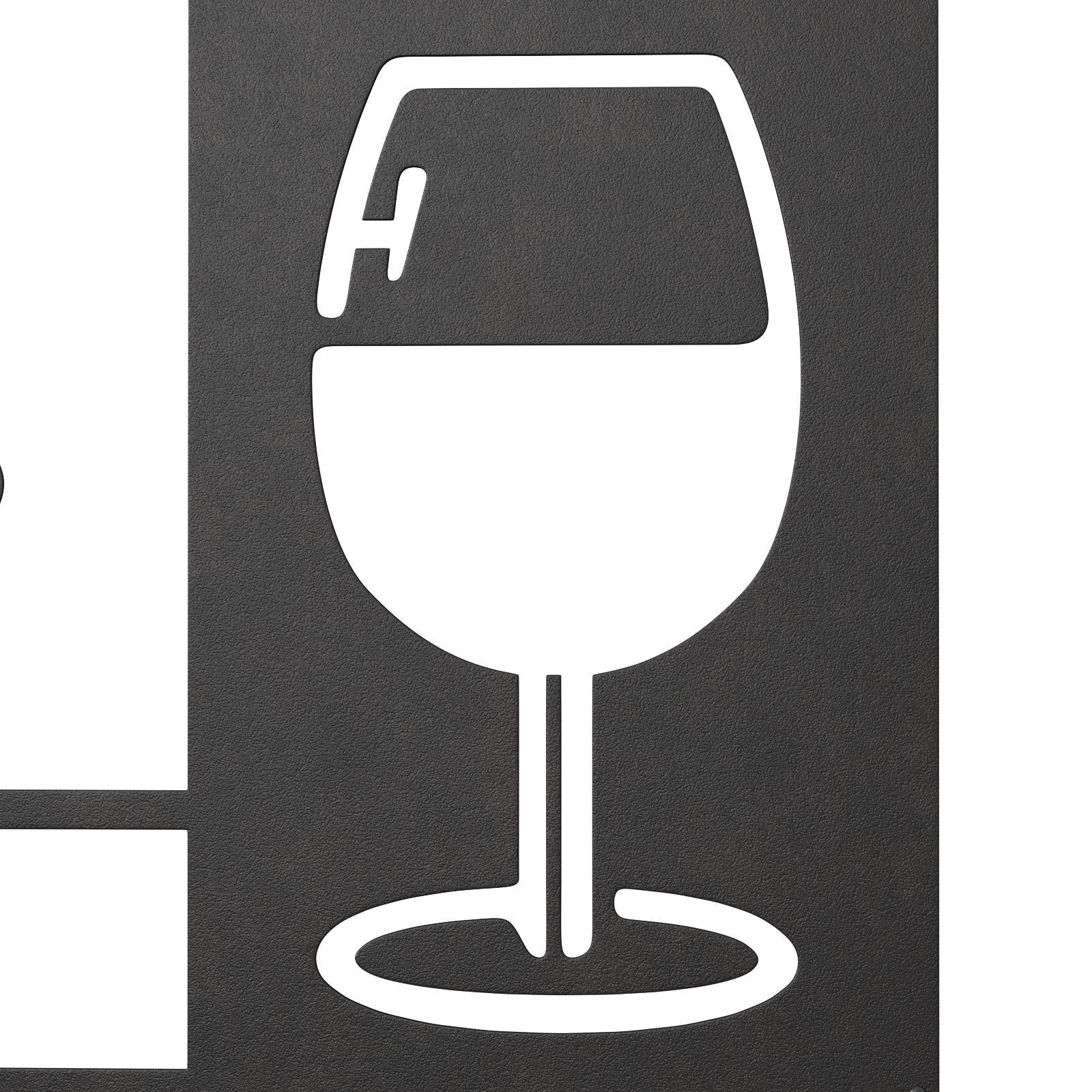 AM PM coffee sign Low-poly 3D model_11