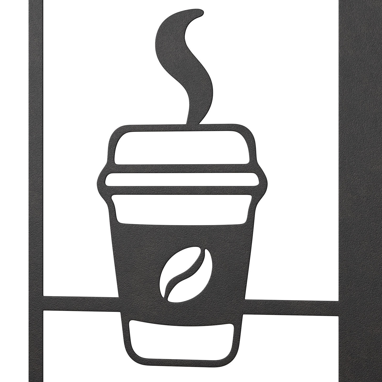 AM PM coffee sign Low-poly 3D model_10