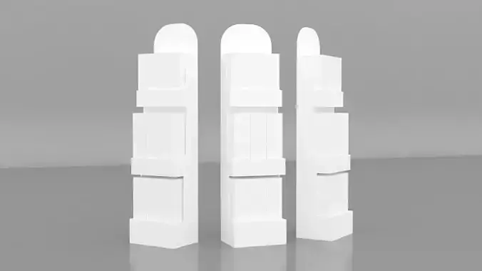 Counter Top Dispaly CTU  Low-poly 3D model