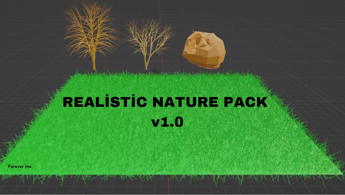 Realistic Nature Pack 3D V1 Low-poly 3D model