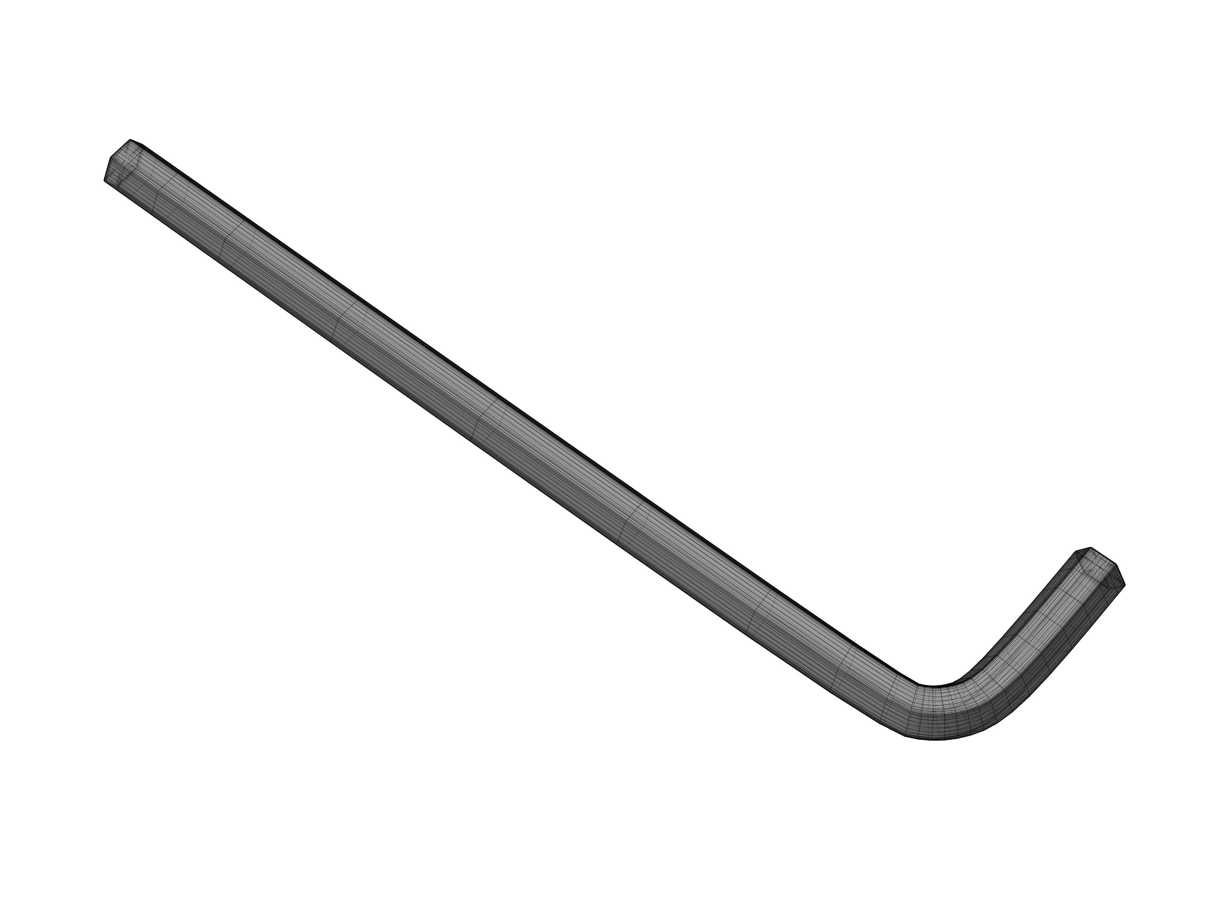 Allen Wrench or Allen Key Low-poly 3D model_9