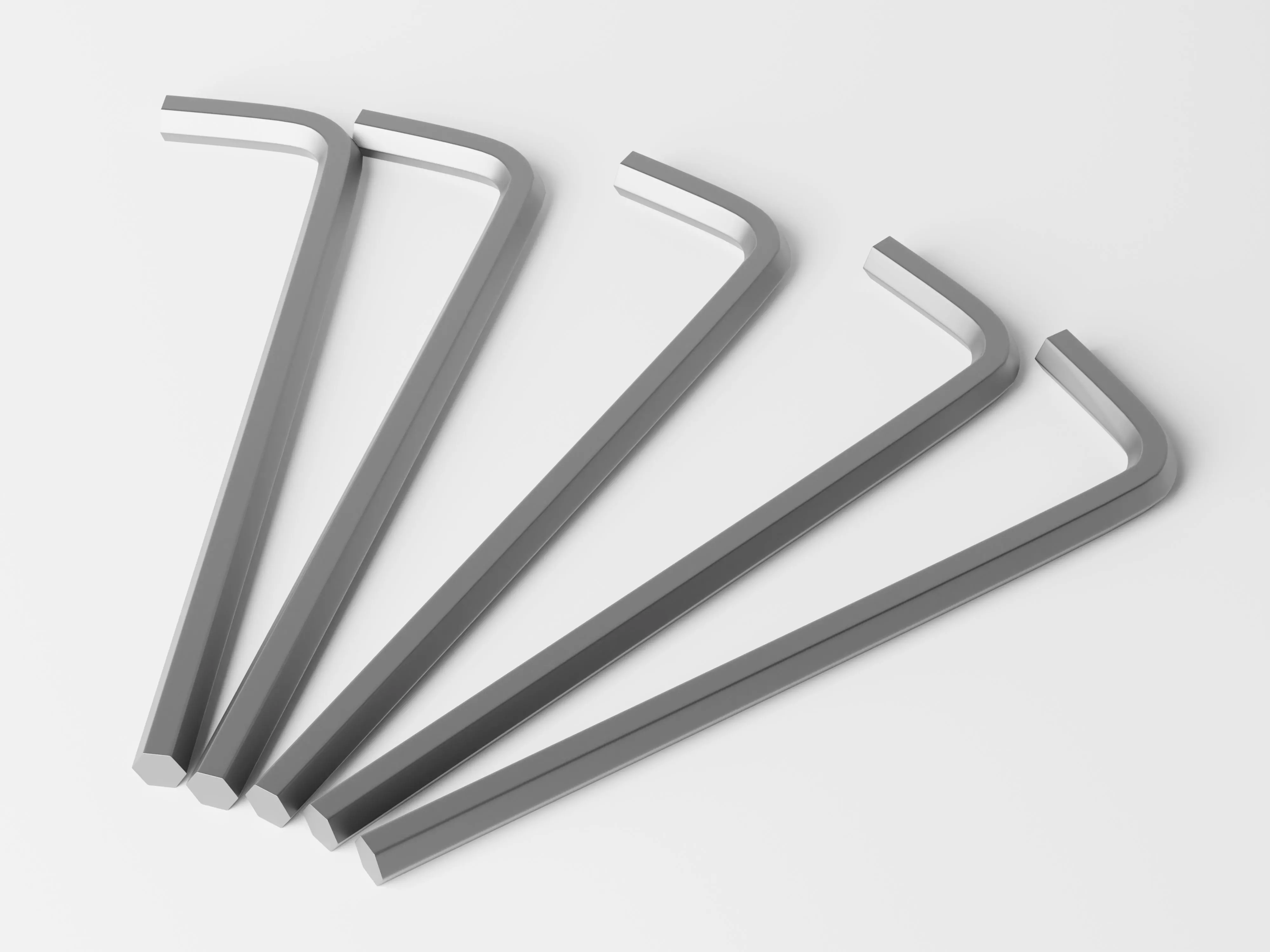 Allen Wrench or Allen Key Low-poly 3D model_0