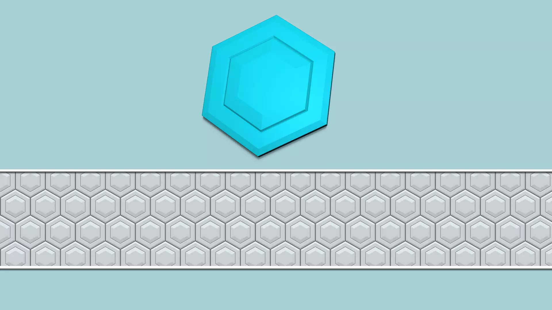 Hexagonal Wall Panel A01 - Interior Design Decoration 3D print model_0