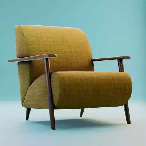 Meghan armchair Low Poly