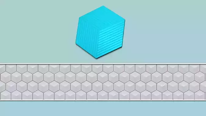 Hexagonal Wall Panel A05 - Interior Design Decoration 3D print model