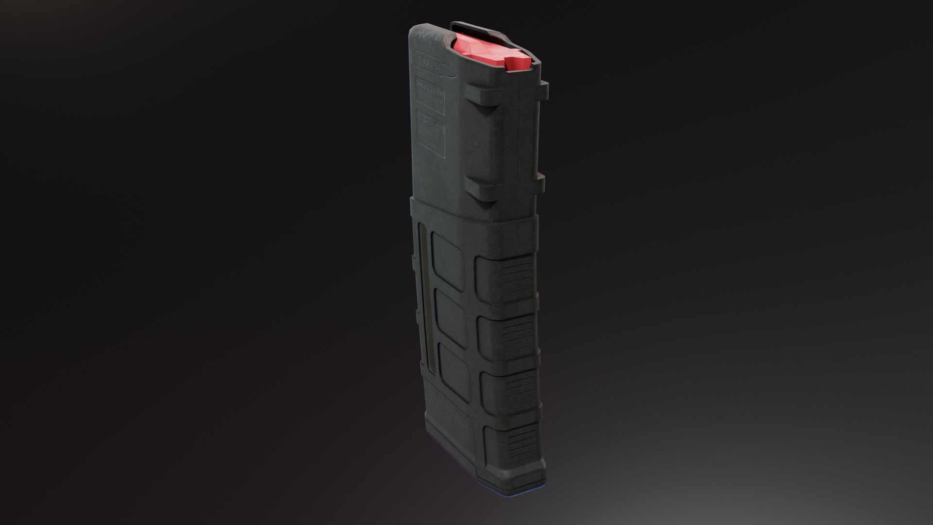 PMAG 25 M118 Magazine Low-poly 3D model_2