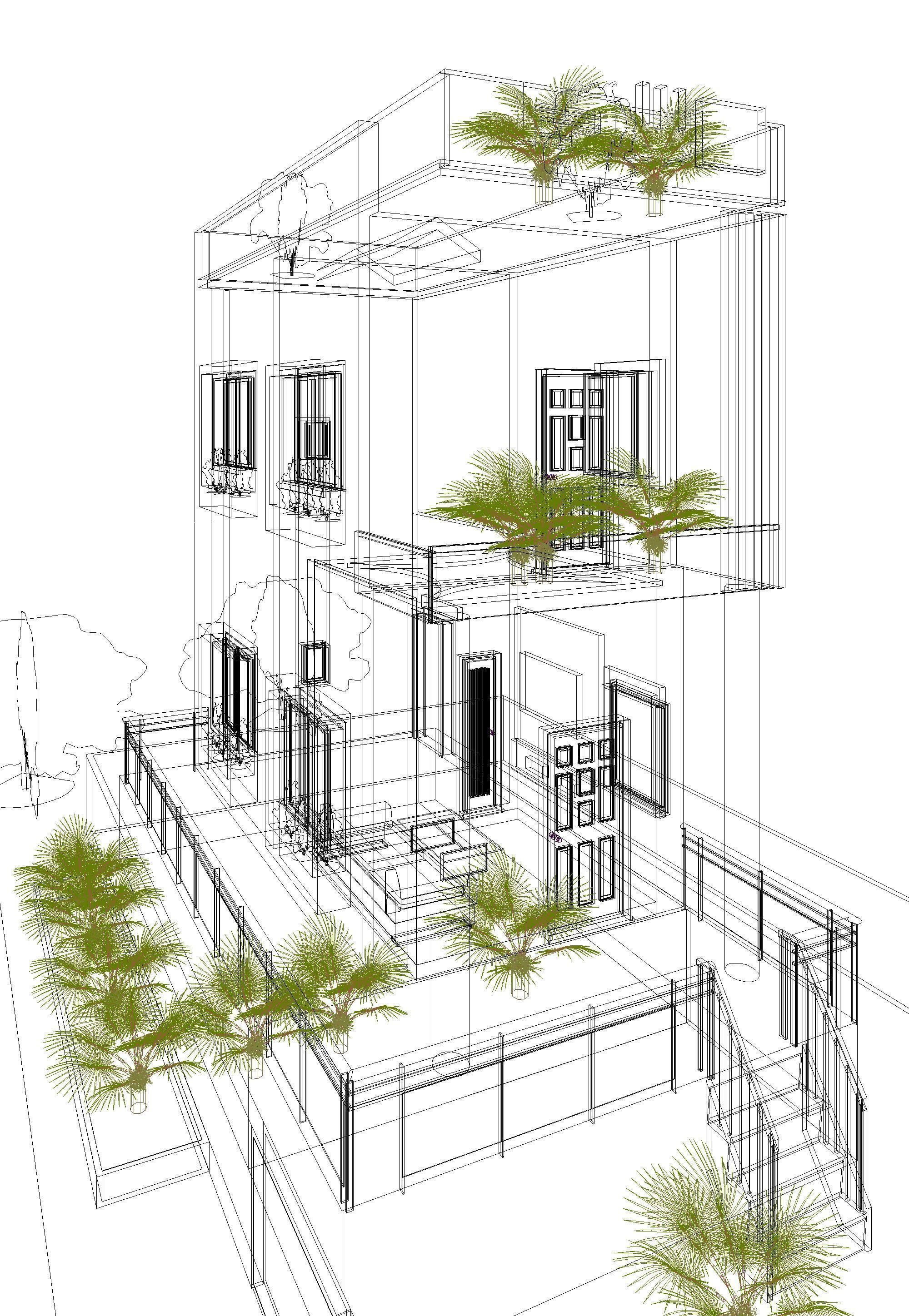 Green Building 3D print model_2