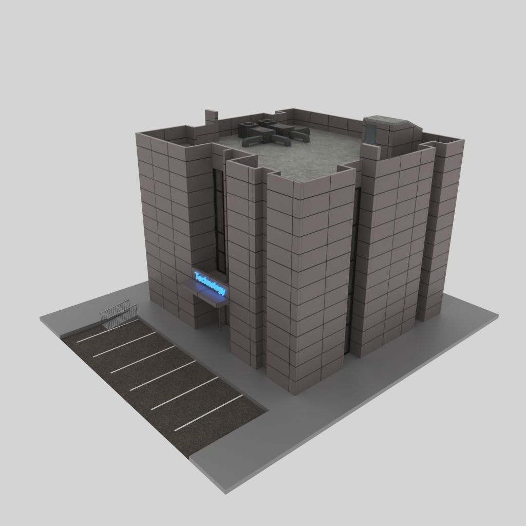 Edificio 004-3d 3D model_1