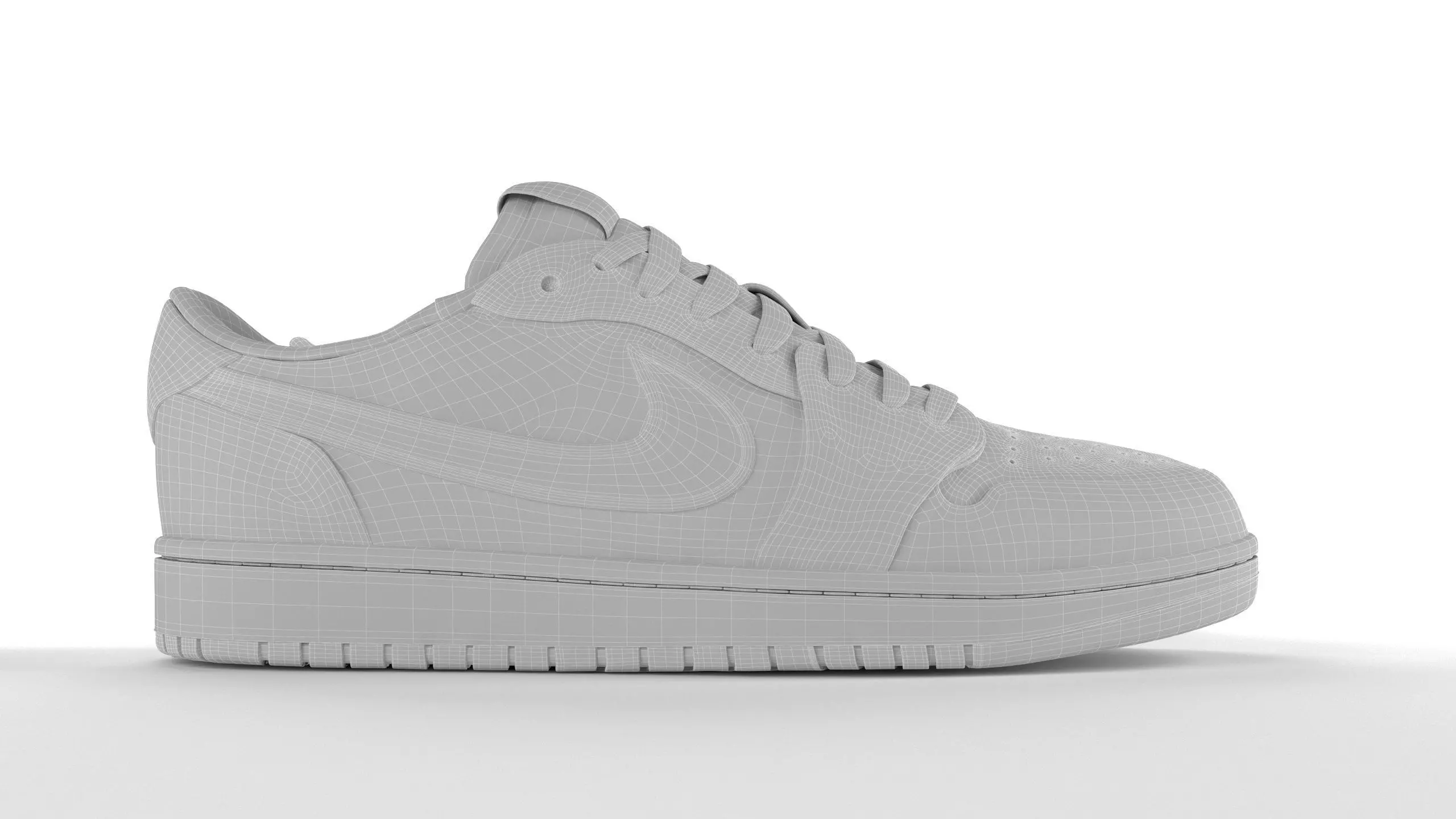 Jordan 1 Retro Low Dior PBR Low-poly 3D model_13