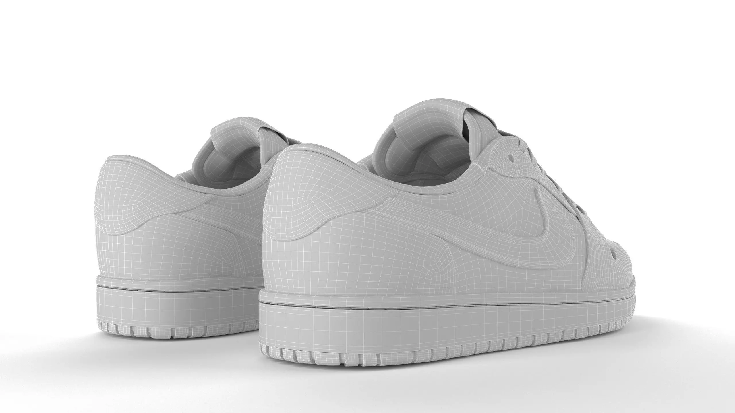 Jordan 1 Retro Low Dior PBR Low-poly 3D model_14