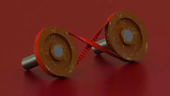 Twisted Timing Belt 3D print model