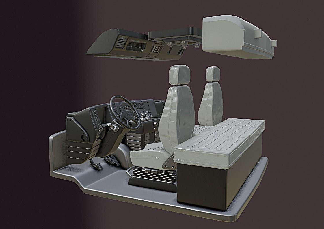 SCANIA 113H TOP LINE TRUCKED 3D print model_5