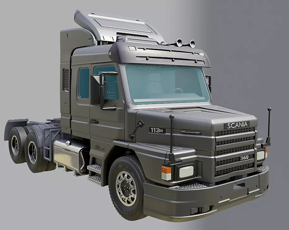 SCANIA 113H TOP LINE TRUCKED 3D print model_0