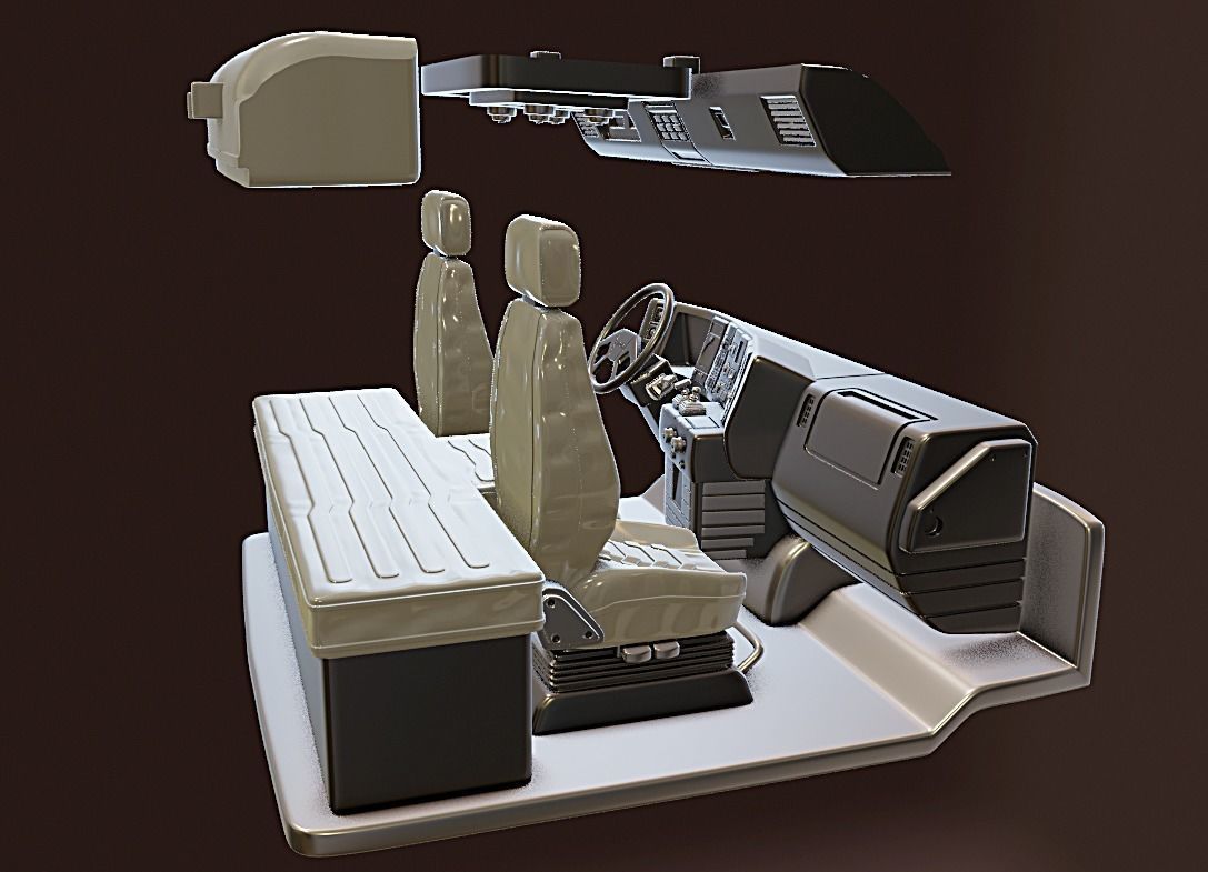 SCANIA 113H TOP LINE TRUCKED 3D print model_4