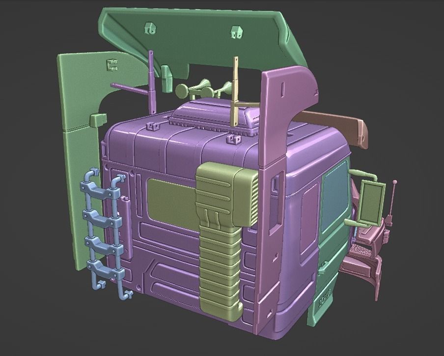 SCANIA 113H TOP LINE TRUCKED 3D print model_7